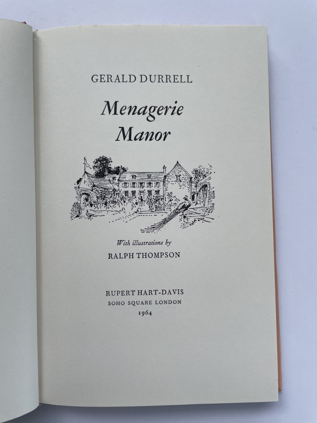 gerald durrell menagerie manor signed first 3