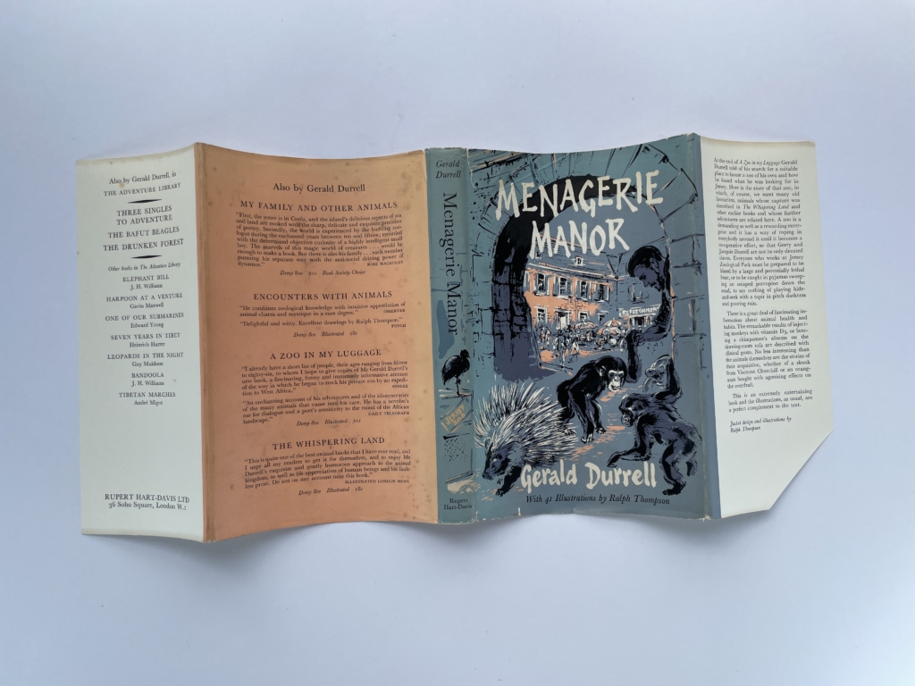 gerald durrell menagerie manor signed first 6