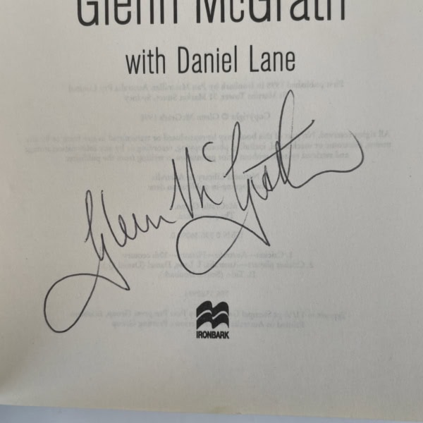 glen mcgrath pacemaker signed first 2