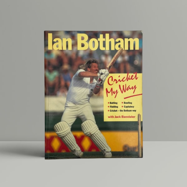 ian botham criket my way signed first 1