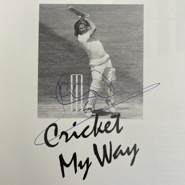 ian botham criket my way signed first 2