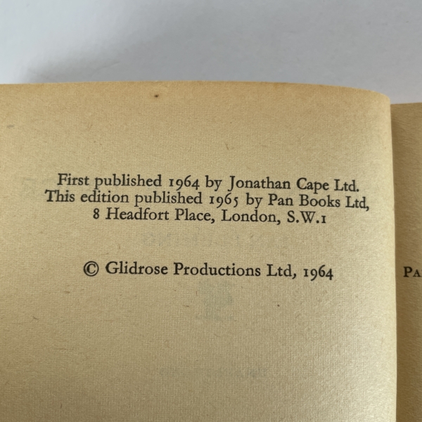 ian fleming yolw pan first2