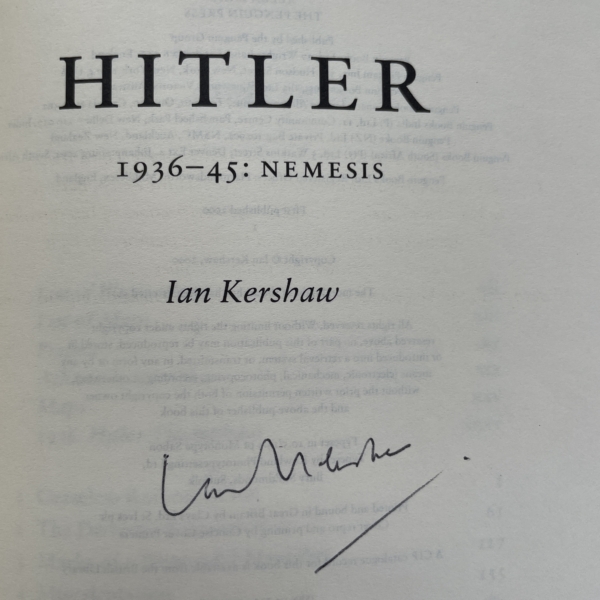ian kershaw hitler signed first edi 2