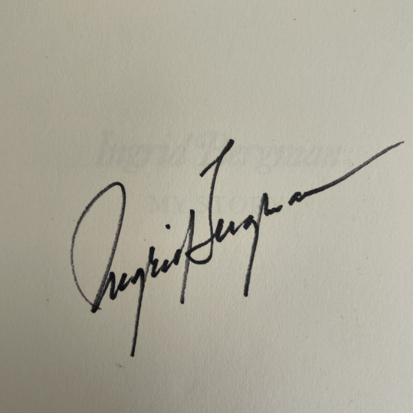 ingrid bergman my story signed first2