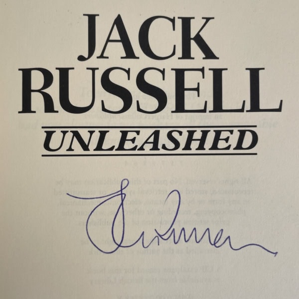 jack russell unleashed signed first ed2