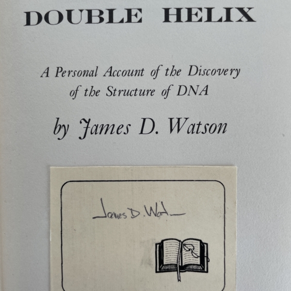 james d watson the double helix signed first 2
