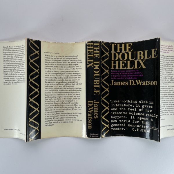 james d watson the double helix signed first 5