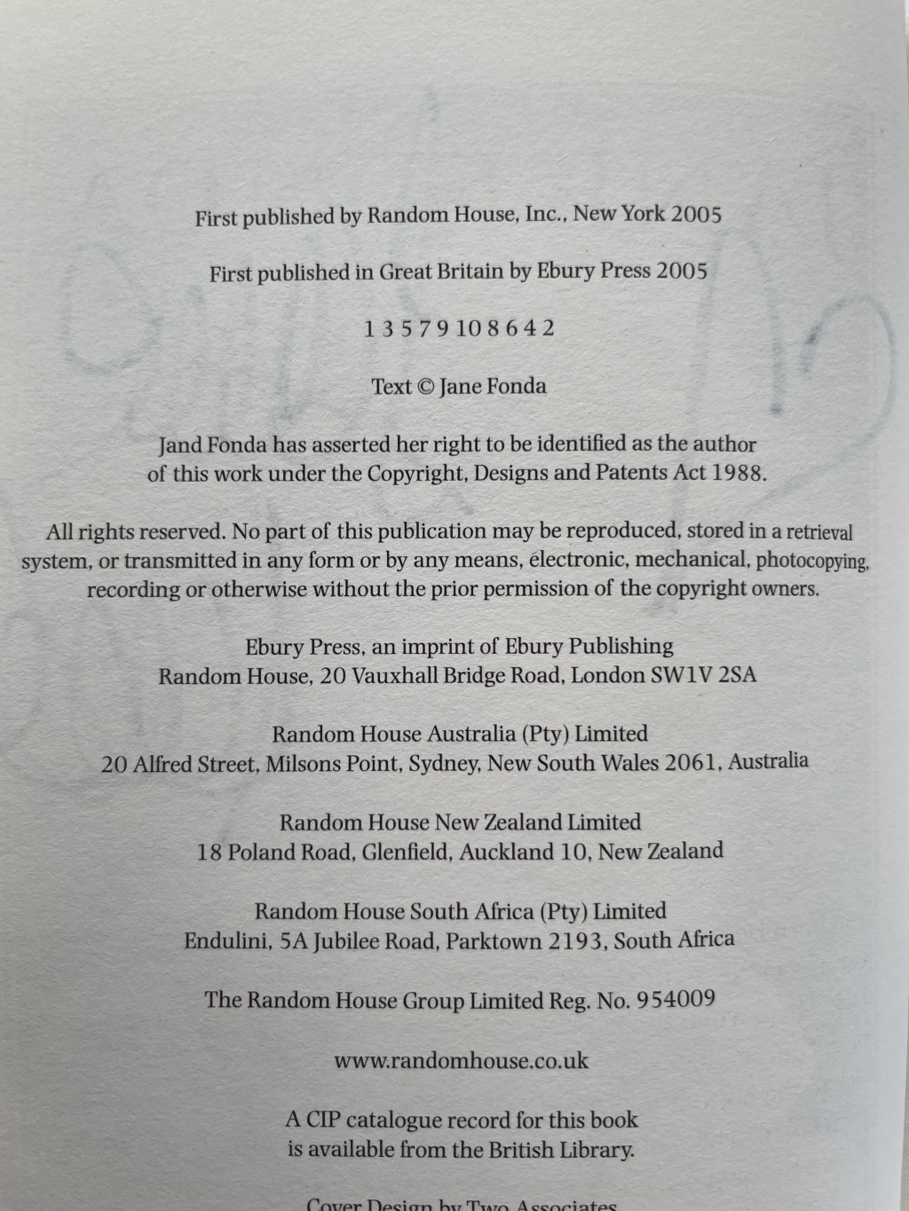 jane fonda my life so far signed first 3