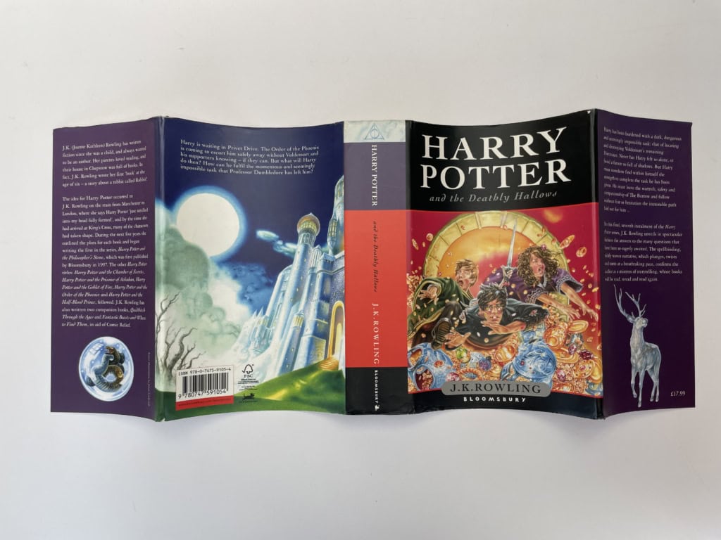 jk rowling harry potter and the deathly hallows first with bag 4
