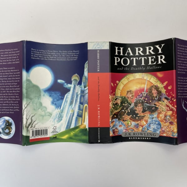 jk rowling harry potter and the deathly hallows first with bag 4