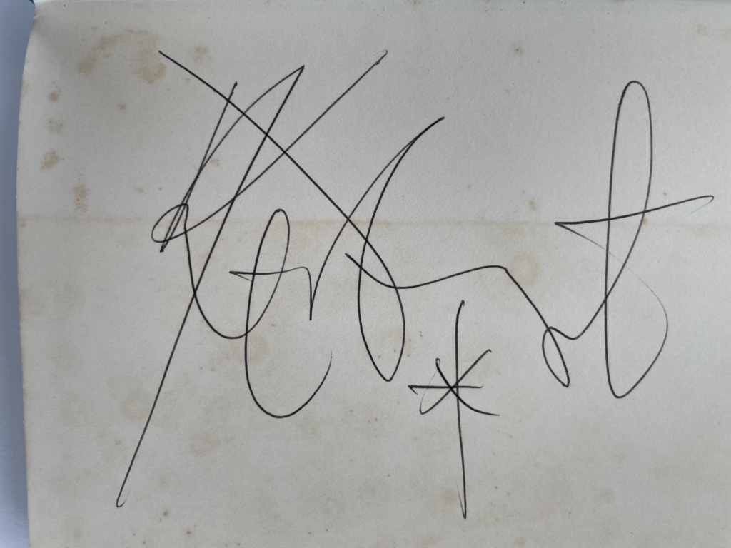 kurt vonnegut deadeye dick signed first 2