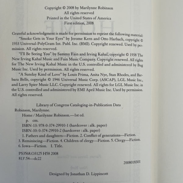 marilynne robinson home first us ed2