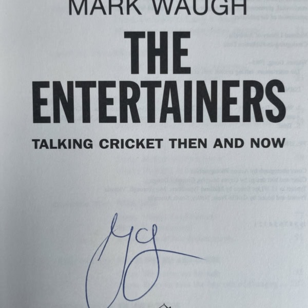 mark waugh the entertainers signed first ed2