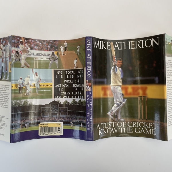 mike atherton a test of cricket signed first5