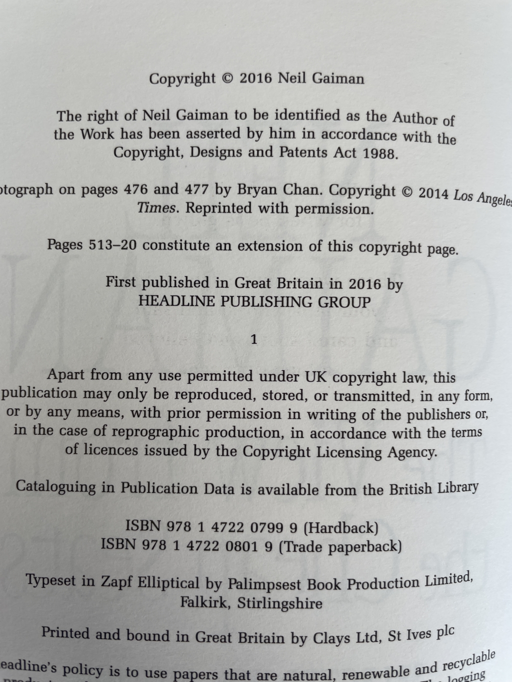 neil gaiman the view from the cheap seats signed first edi3
