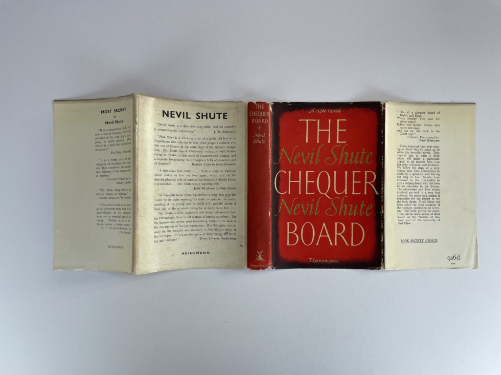 nevil shute the chequer board signed first5