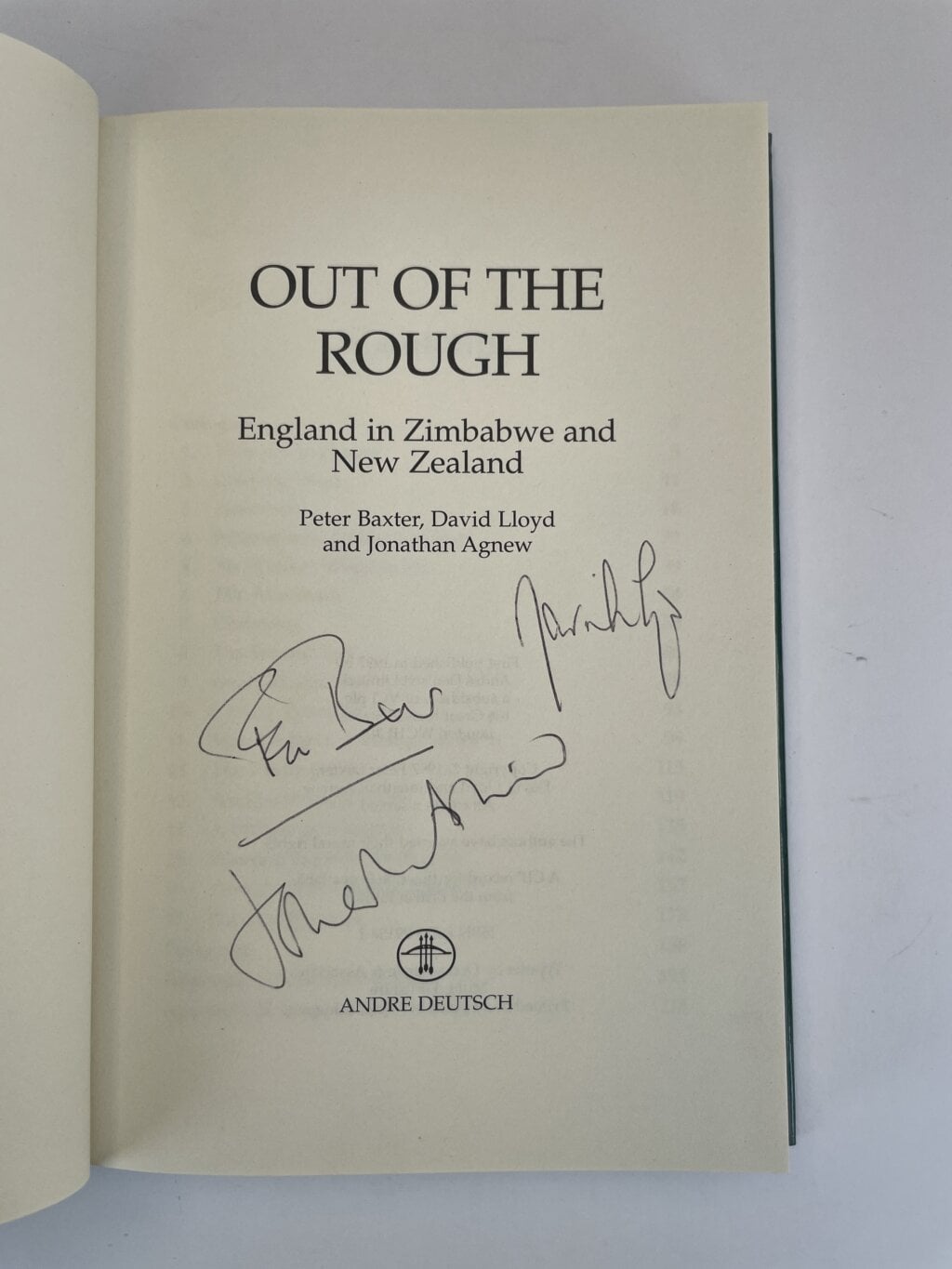 out of the rough multi signed first2