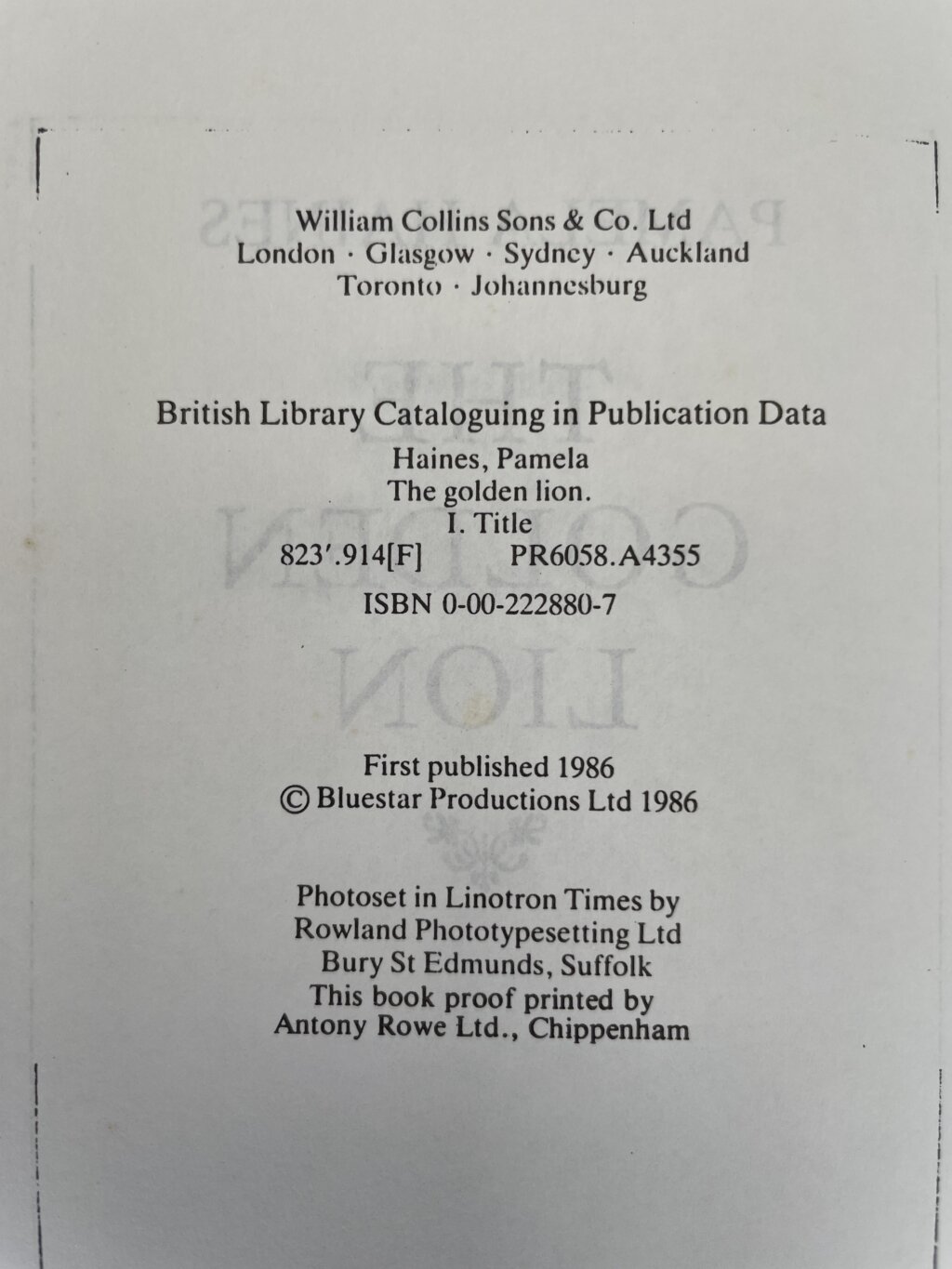 pamela haines the golden lion proof2