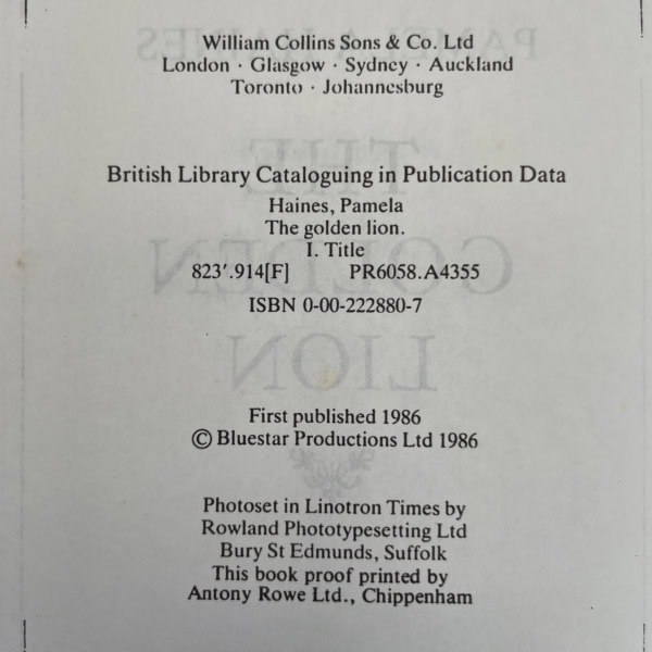 pamela haines the golden lion proof2