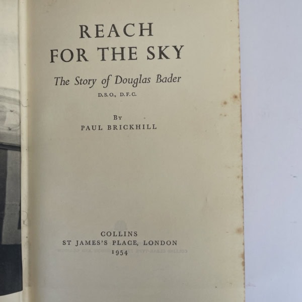 paul brickhill reach for the sky first edi2