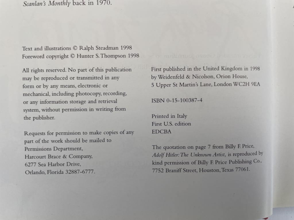 ralph steadman gonzo the art first2