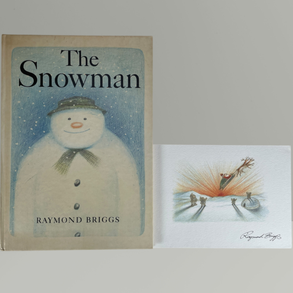 raymond briggs the snowman with signed card1