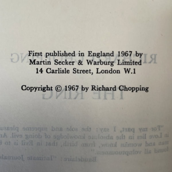 richard chopping the ring first edition2