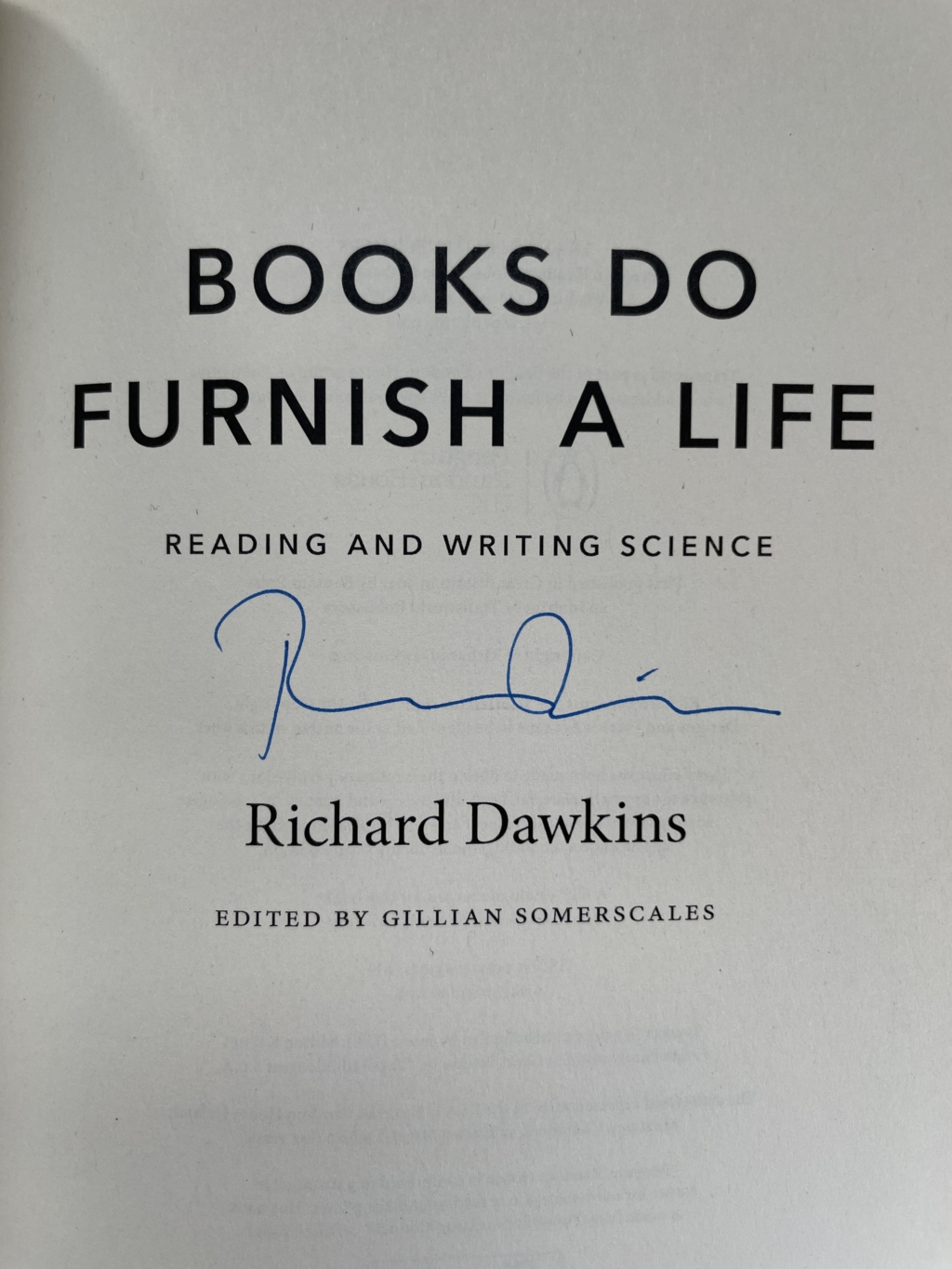 richard dawkins books do furnish a life signed first 2