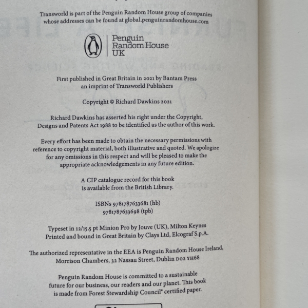 richard dawkins books do furnish a life signed first 3