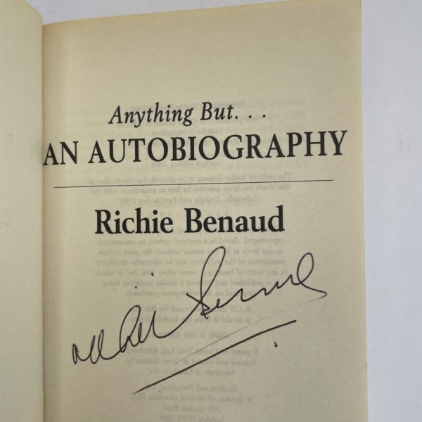 richie benaud an autobiography signed first2