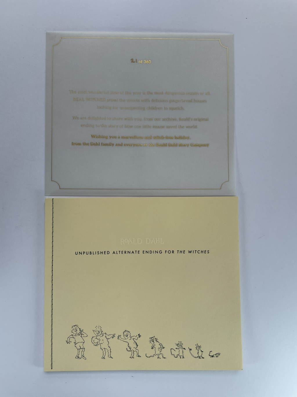 roald dahl the witches signed with alt ending 6