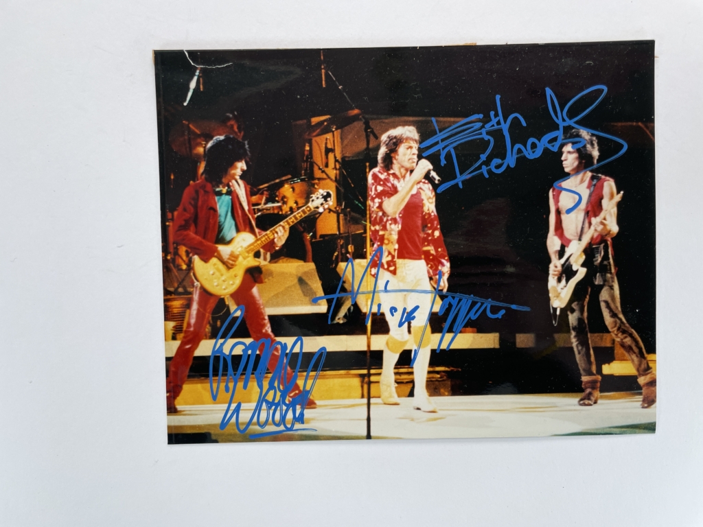 rolling with the stones signed first 5