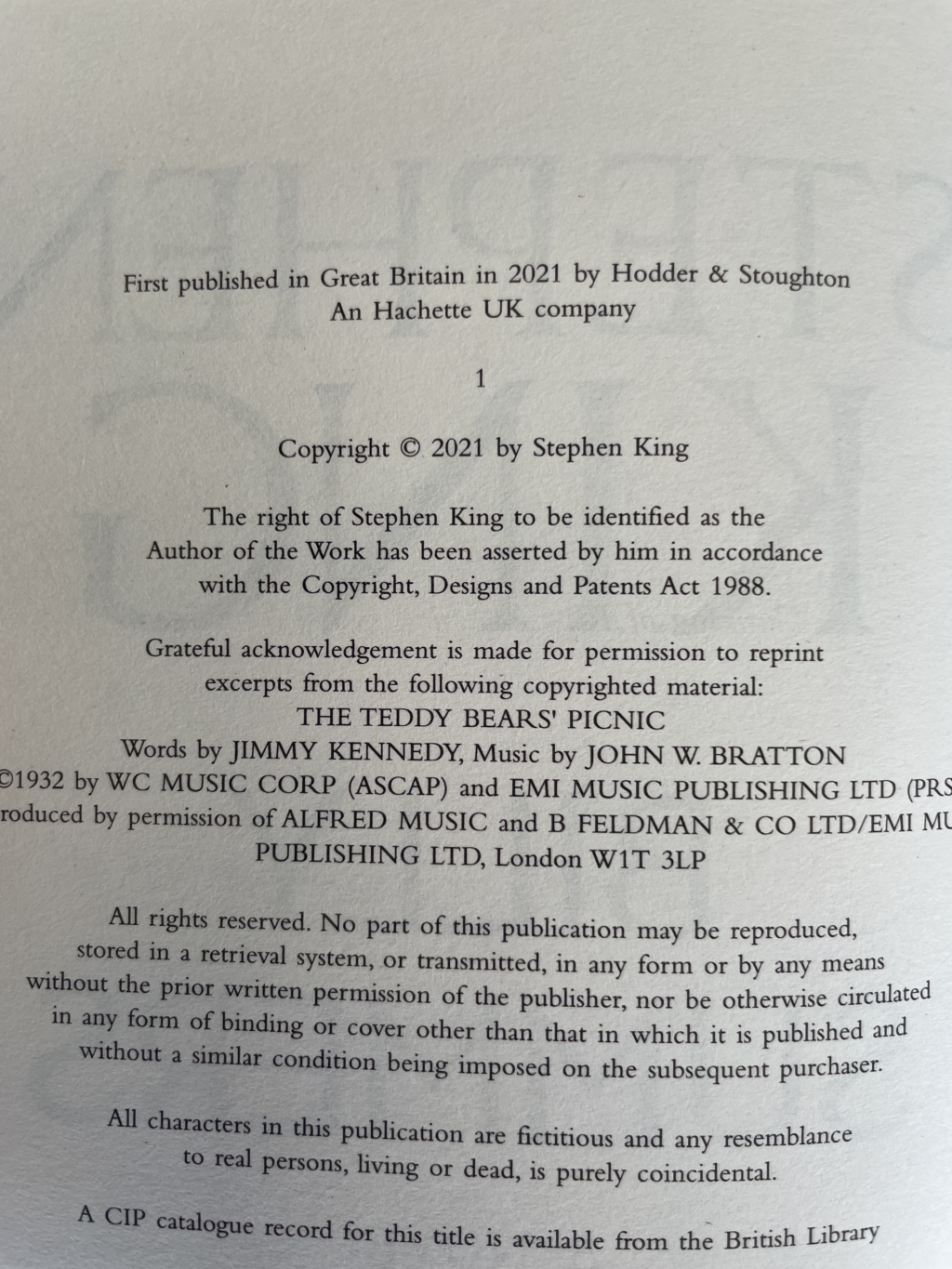 stephen king billy summers first collectors 3
