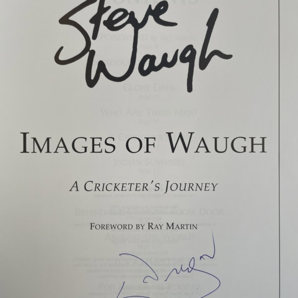 steve waugh images of waugh signed first2