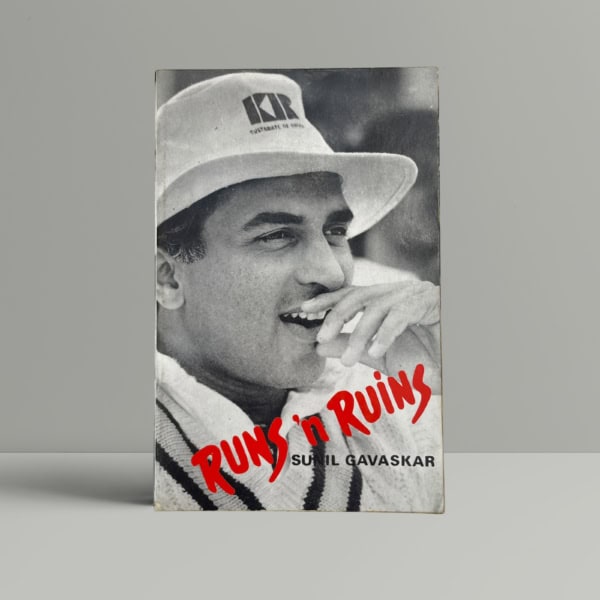 sunil gavaskar runs n ruins signed1