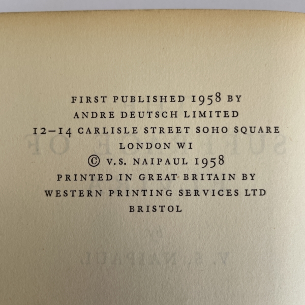 vs naipaul the sufferage of elvira first with band2
