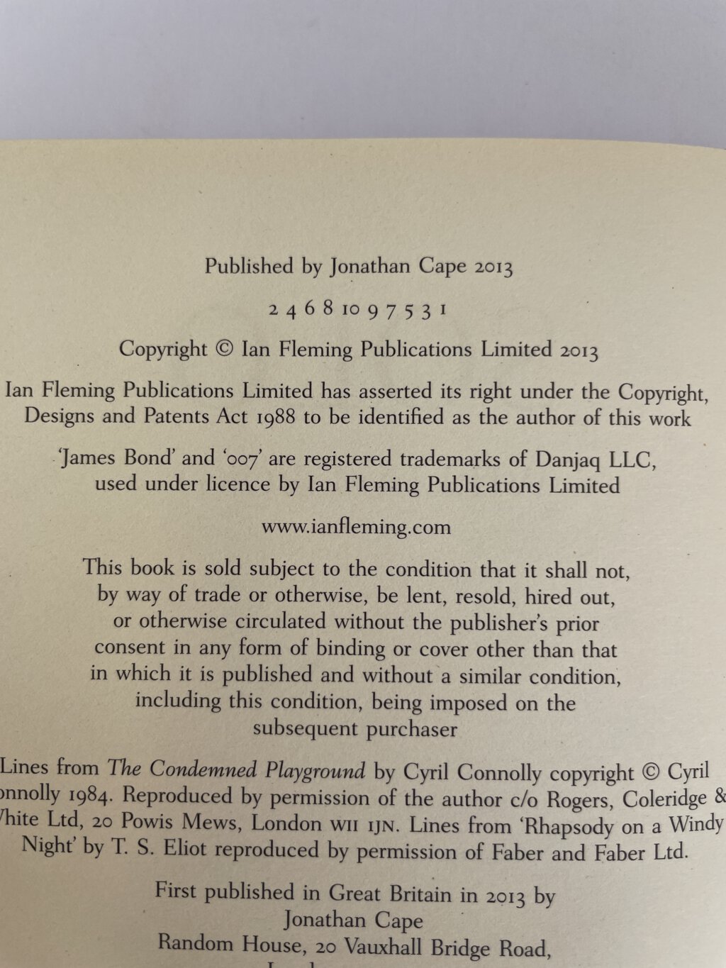 william boyd solo first edition2