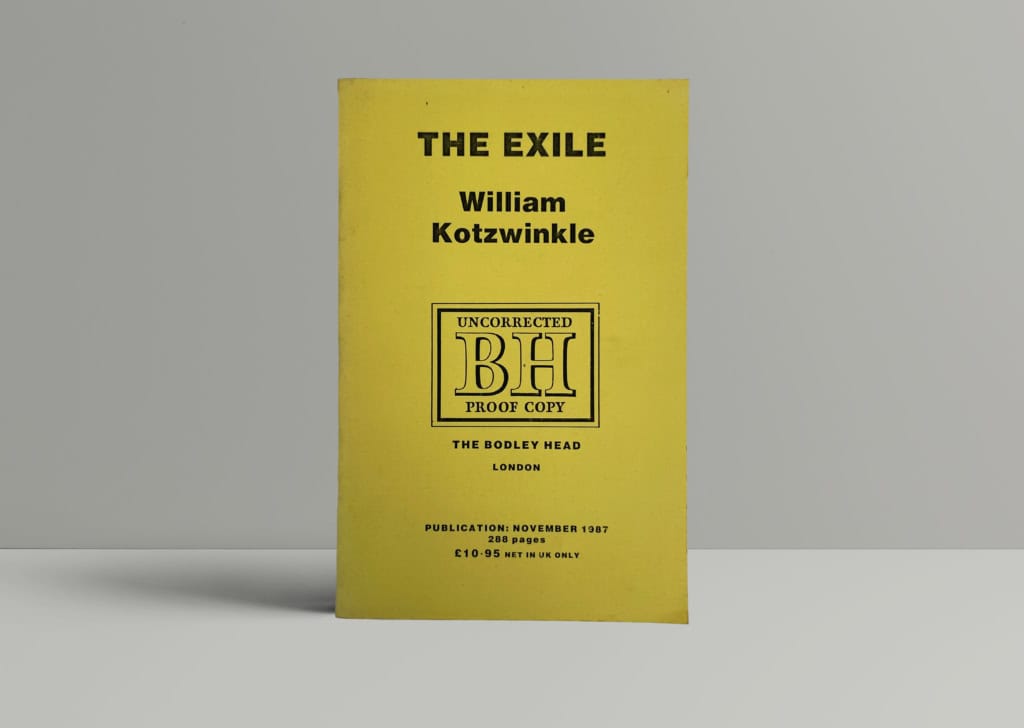 william kotzwinkle the exile proof1 william kotzwinkle the exile proof1