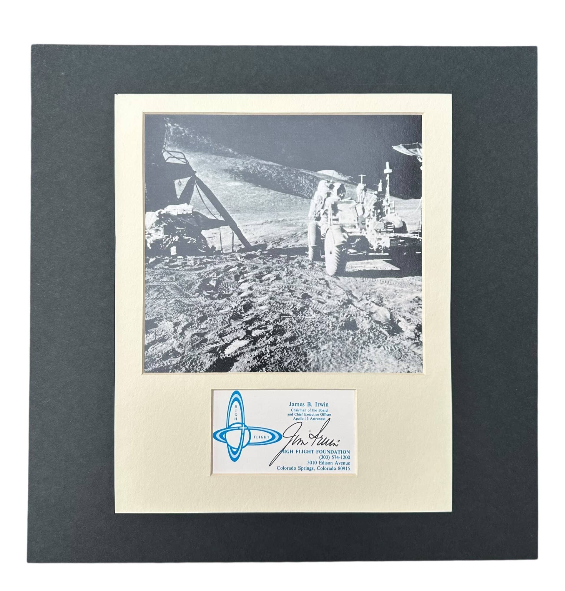 James Irwin - Photograph - Signed - Astronaut