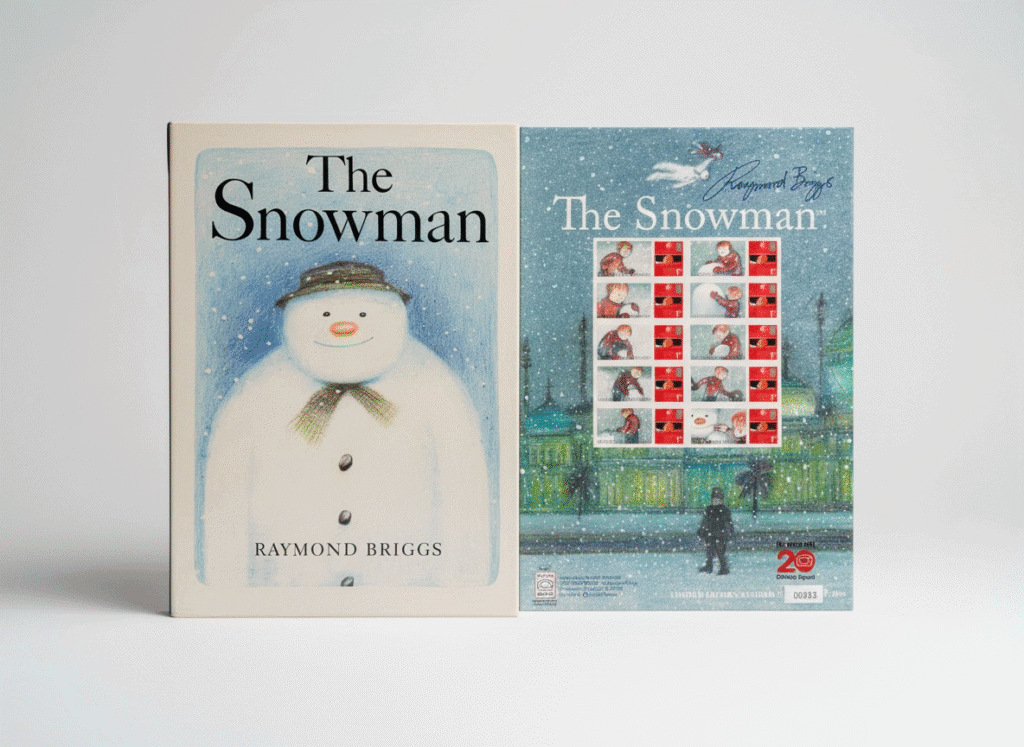 The Snowman - First Edition - SIGNED - Stamps