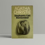 agatha christie elephants can remember first edition 65 1