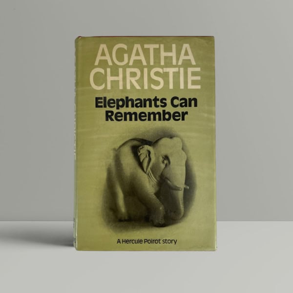 agatha christie elephants can remember first edition 65 1