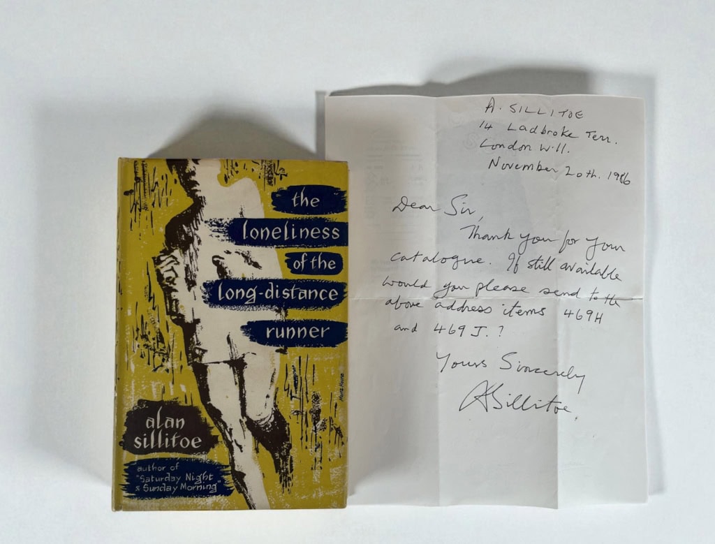 alan silitoe the lonliness of first with letter 1