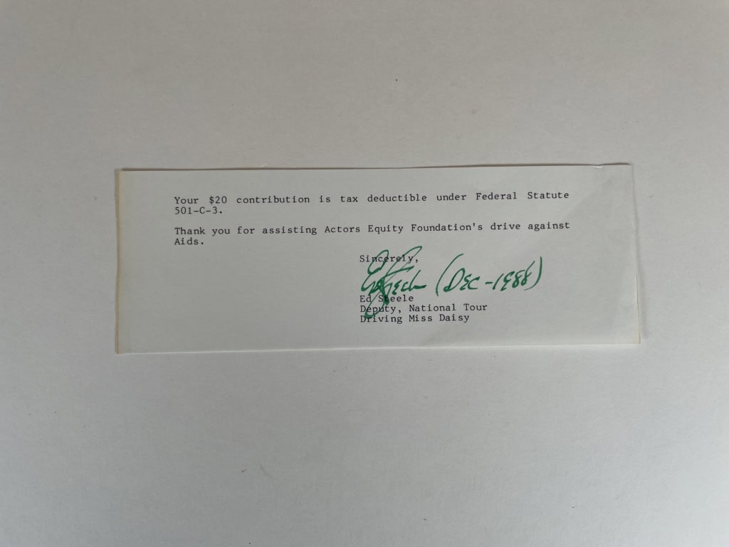 alfred uhry driving miss daisy signed 3