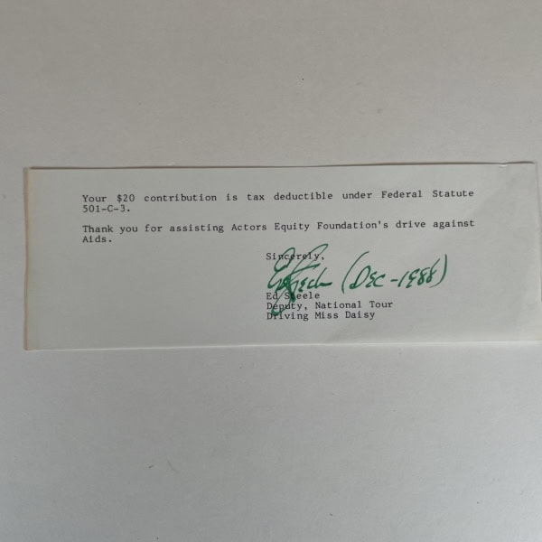 alfred uhry driving miss daisy signed 3