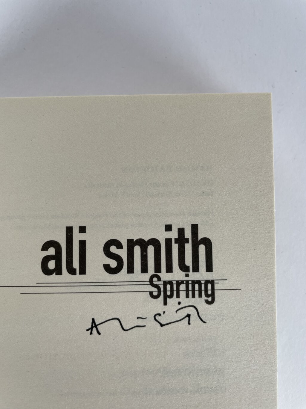 ali smith set signed4