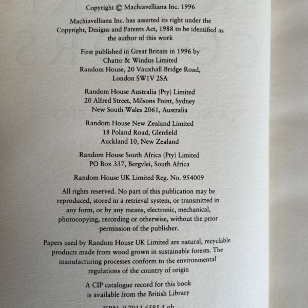 anonymous primary colors first ed2