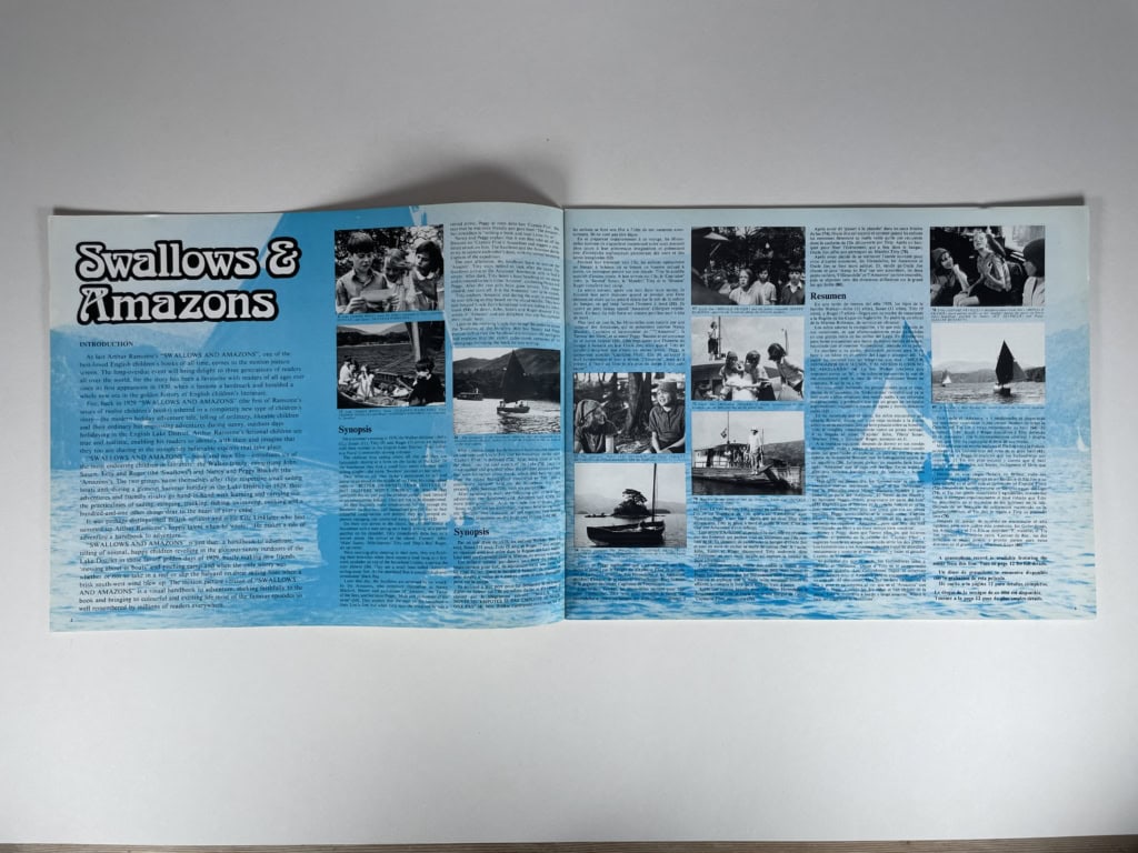 arthur ransome swallows and amazons movie promo book 2