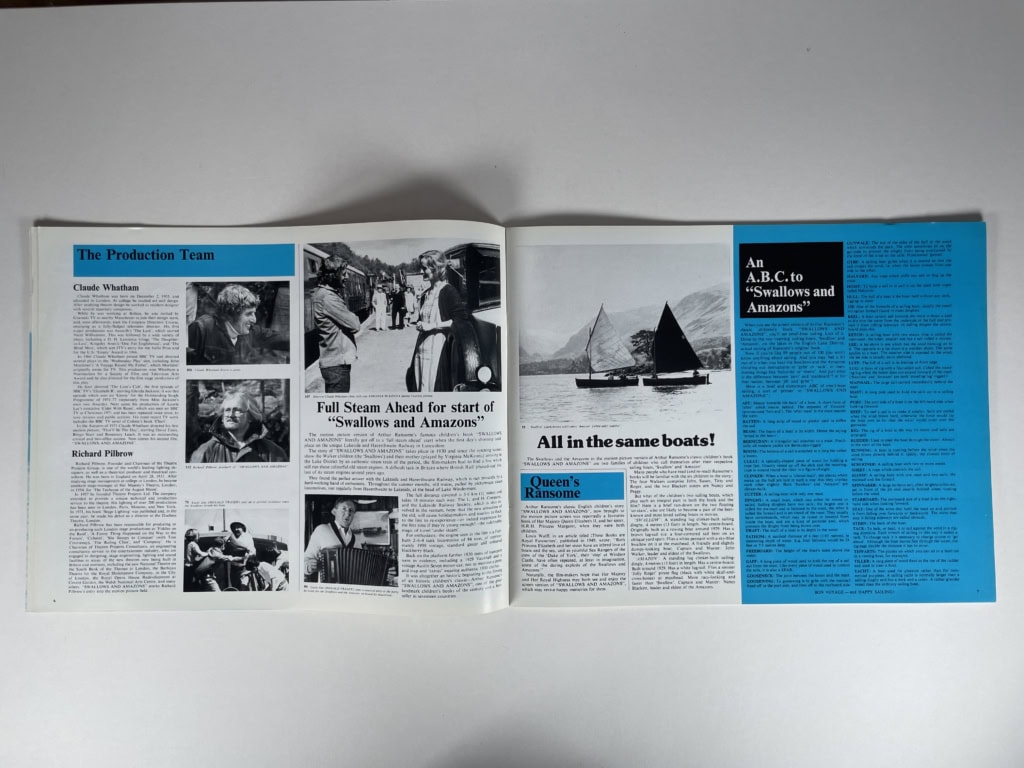 arthur ransome swallows and amazons movie promo book 4