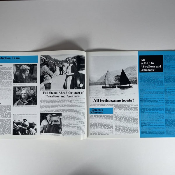arthur ransome swallows and amazons movie promo book 4
